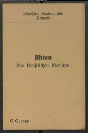 Ehestreit zwischen Maria Hunecke in Salzuflen und ihrem Ehemann Anton Krudup