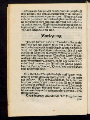 Auslegung.