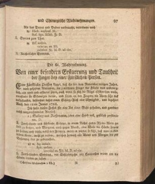 Die 61. Wahrnehmung- Die 80. Wahrnehmung