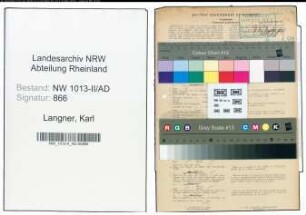 Entnazifizierung Karl Langner , geb. 17.03.1889 (Stadtoberinspektor)