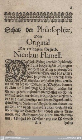 Schatz der Philosophiae,