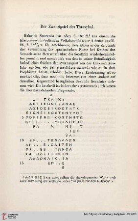 7: Der Zwanzigstel des Thrasybul
