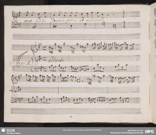 Aria: Gratiae donum dissipavi