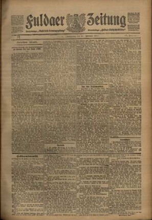 Zweite Ausgabe vom Donnerstag, den 17. Februar 1910.