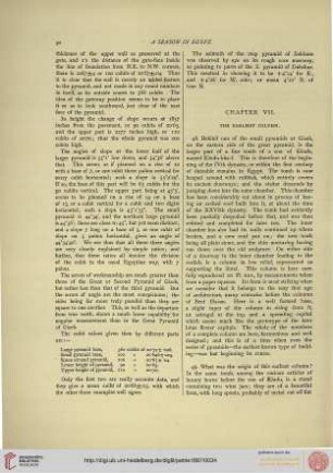 Chapter VII: The Earliest Column