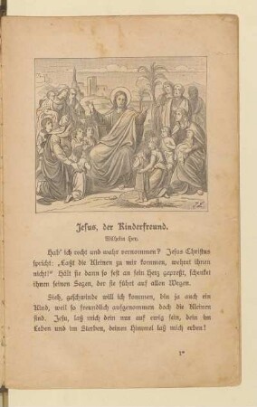 Jesus, der Kinderfreund