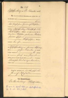 Standesamtsbuch der Stadt Aschaffenburg: Geburten 365/1900 - 184/1901