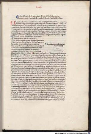 Postilla litteralis in vetus et novum testamentum : P. 1-5 (1: Genesis - Paralipomena; 2: Esdras - Ecclesiasticus; 3: Isaias - Machabaei; 4: Evangelia; 5: Epistula Pauli - Apocalypsis), 1. Genesis - Paralipomena