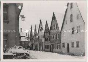 Winterlandschaft, Dinkelsbühl, Bauhofstraße