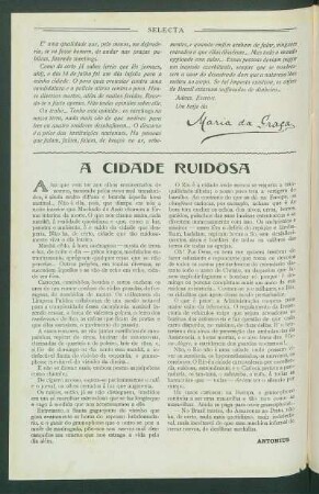 A cidade ruidosa