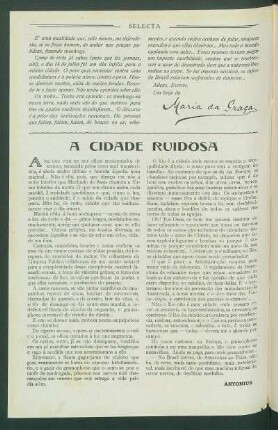 A cidade ruidosa