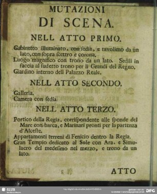 Mutazioni Di Scena