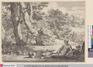 [Venus und Armor im Bad; Venus and Cupid in the Bath; Venus en Amor bij het water]