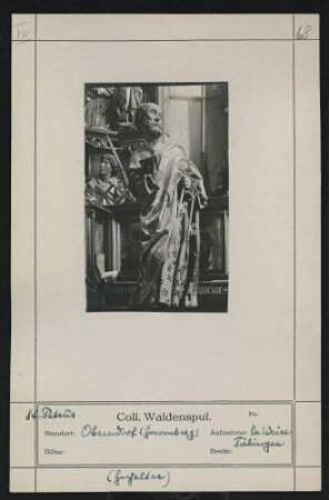 St. Petrus (Hochaltar) Standort: Oberndorf (Herrenberg)