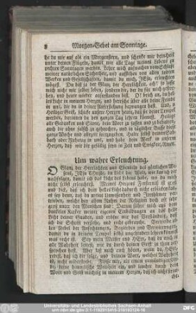 Um wahre Erleuchtung.