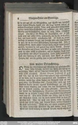 Um wahre Erleuchtung.