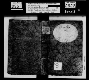 Amts-Protokoll des Obervogteiamts Achberg