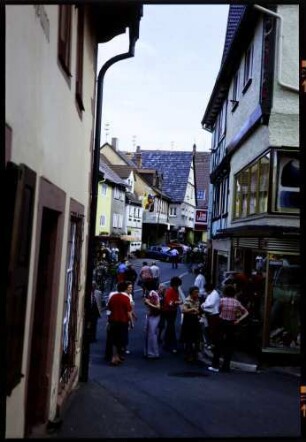Walldürn: Hauptstraße vom Rathaus aus