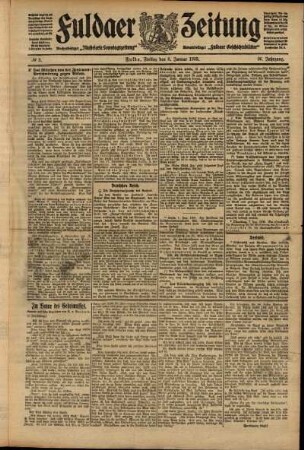 Ausgabe vom Freitag, den 08. Januar 1909.