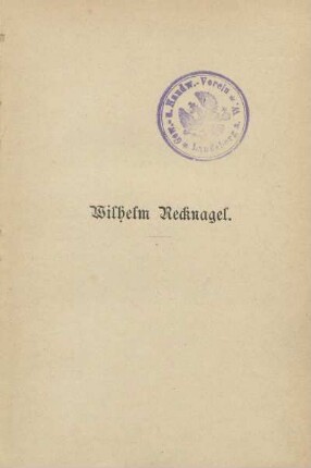 Wilhelm Recknagel