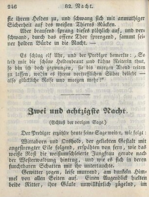 Zwei und achtzigste Nacht