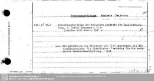 Forschungsbeiträge Akademie