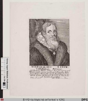 Bildnis Wenceslaus Linck(e)