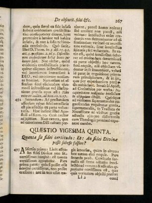 267-277, Quaestio Vigesima Quinta.