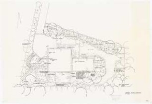 Garten Karl Ehlers, Detmold-Hiddesen: Lageplan mit Pflanzplan 1:100