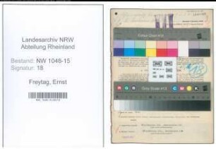 Entnazifizierung Ernst Freytag , geb. 15.09.1903 (Kaufmaennischer Angestellter)