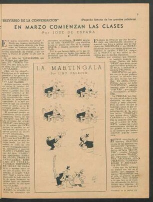 "Breviario de la conversación" : En marzo comienzan las clases