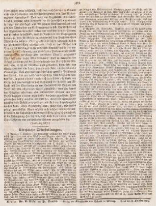 472 Kirchliche Mittheilungen
