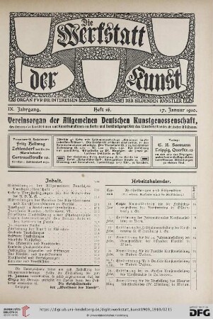 Heft 16 (17. Januar 1910)