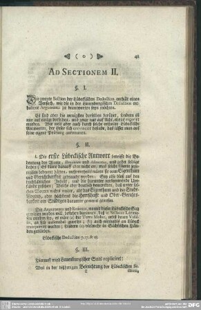 Ad Sectionem II.
