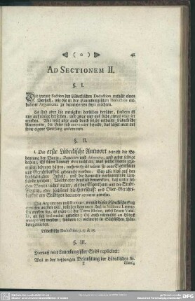 Ad Sectionem II.