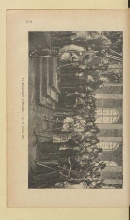 Im Königsschlosse zu Versailles - am 18. Januar 1871