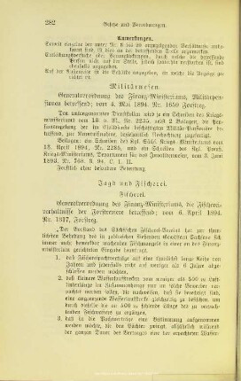 II.1.7. Jagd und Fischerei.