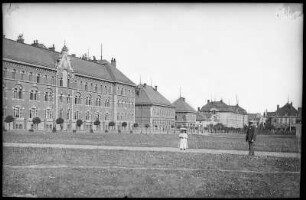 Borna. Kaserne des K. S. Karabinier-Regiments