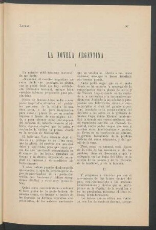 La novela argentina