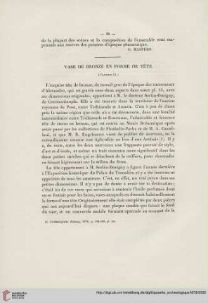 5: Vase de bronze en forme de tête