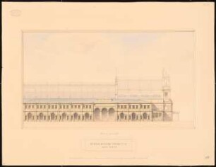 Hauptbahnhof, Frankfurt/Main: Empfangsgebäude: Seitenansicht