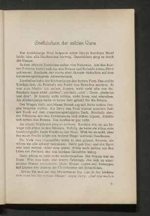 Stelldichein der wilden Tiere