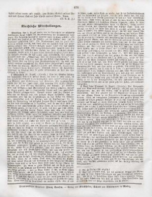 476 Kirchliche Mittheilungen
