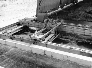 Einbau der Betonfahrbahndecken mit Köhring-Fertiger