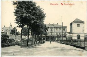 Chemnitz. Am Hauptbahnhof