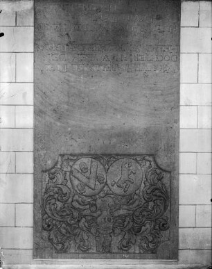 Grabstein für Isabella von Freu, zweite Ehefrau von David Teniers