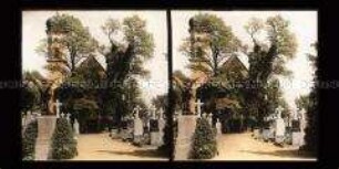 Dorfkirche und Friedhof auf der Ilkahöhe bei Tutzing, Starnberger See