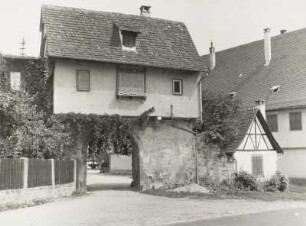 Hirsau, Kloster Hirsau, West-Torbau, Ansicht von Westen