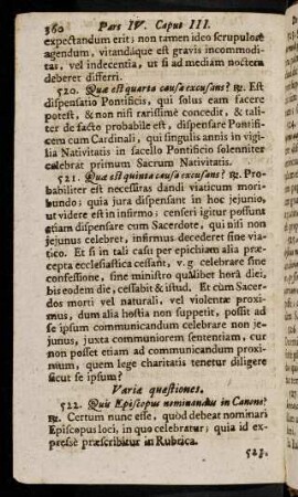 360-368, Variae Quaestiones. - Stipendium pro Sacrificio.