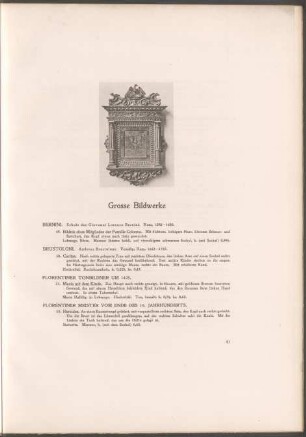 Große Bildwerke